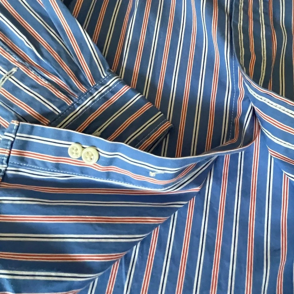 Ralph Lauren boys 3T long sleeve blue button down shirt